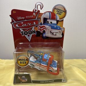 Mattel Disney Pixar Cars Toons High Dive Mater #6 Mega Size